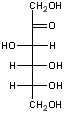 D-fructose, D-Fru (laevulose)