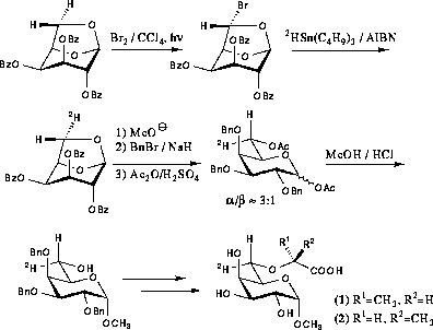 Stereospecific deuteration